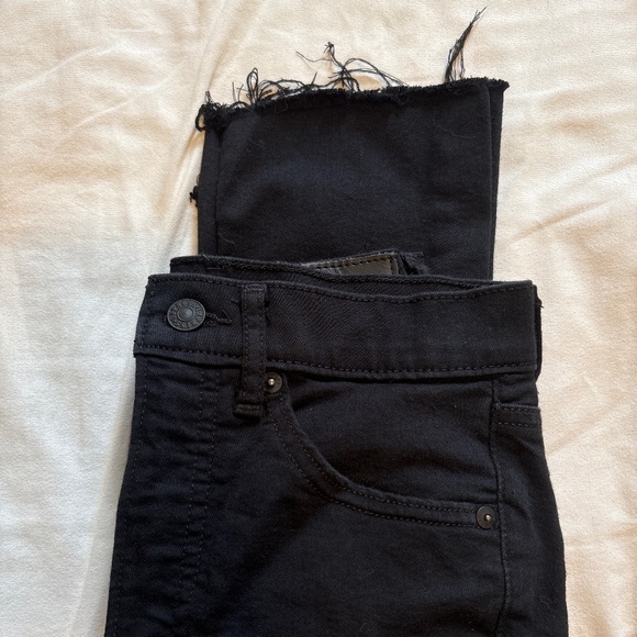 Express Cropped Flare Jeans x3 - Picture 5 of 5